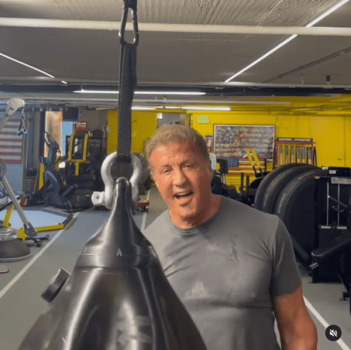 silvester stallone, film, novy, kondicia, trening