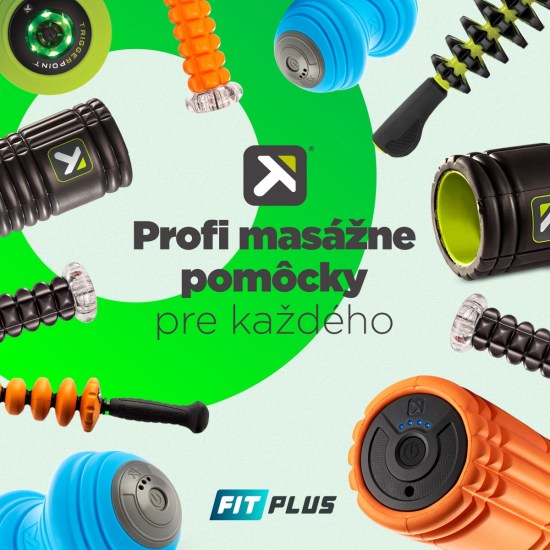 profesionálne masážne pomôcky pre každého, triggerpoint, fit plus, masaz, valec, foam roller, vibracny